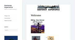 Desktop Screenshot of kootenayexperience.com